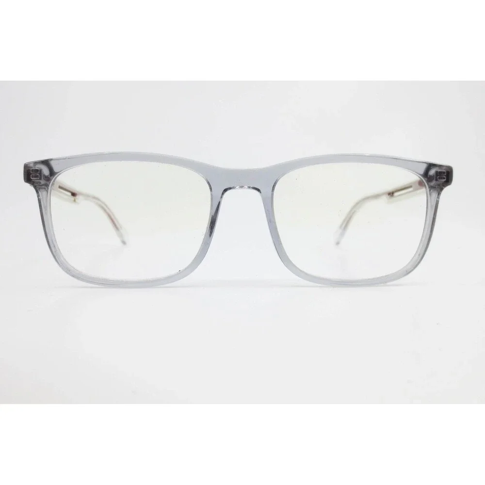 Nautica NBO200 Clear Grey Burgundy Rectangular Eyeglasses Frames 47-16-125